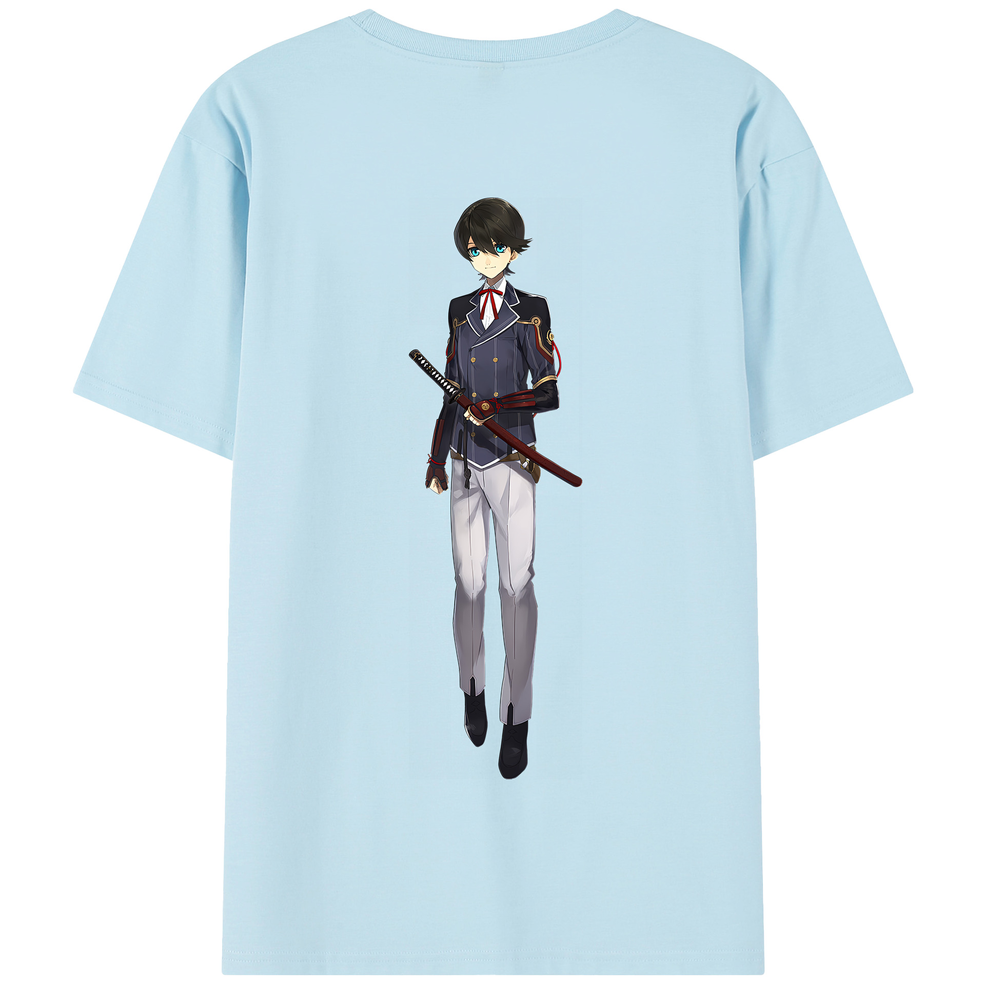 （画像用） 刀剣乱舞 Touken Ranbu 綿100％半袖Tシャツ（背面プリント）